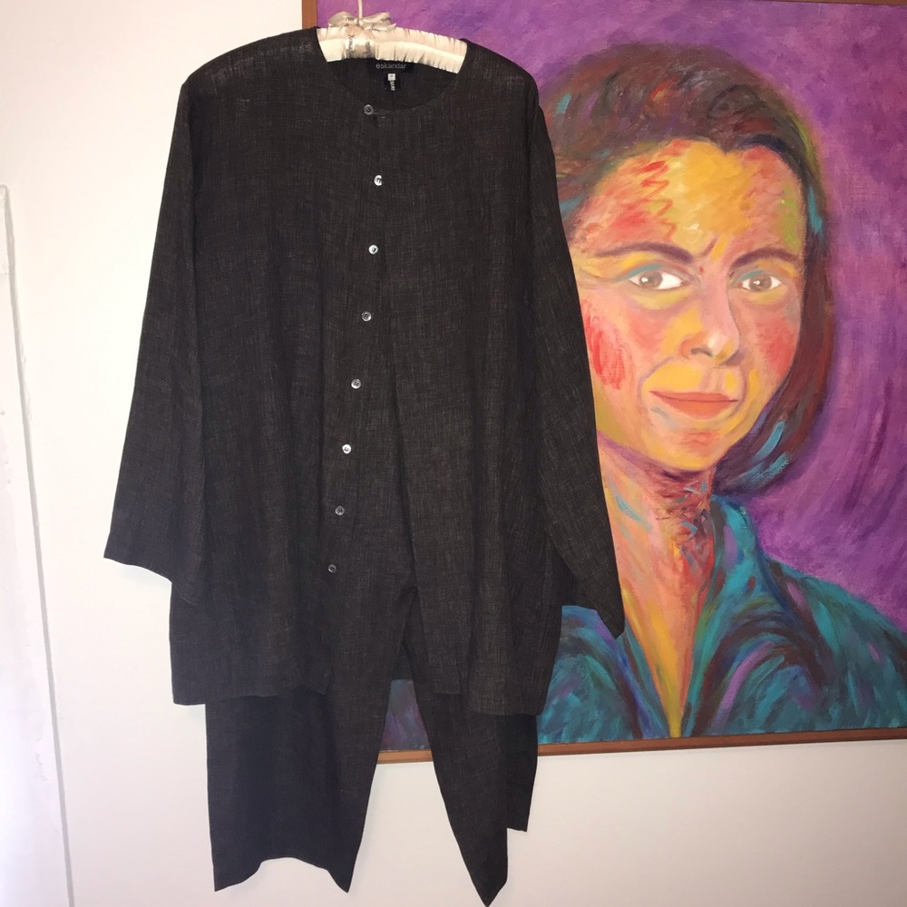Eskandar pantsuit 100% linen